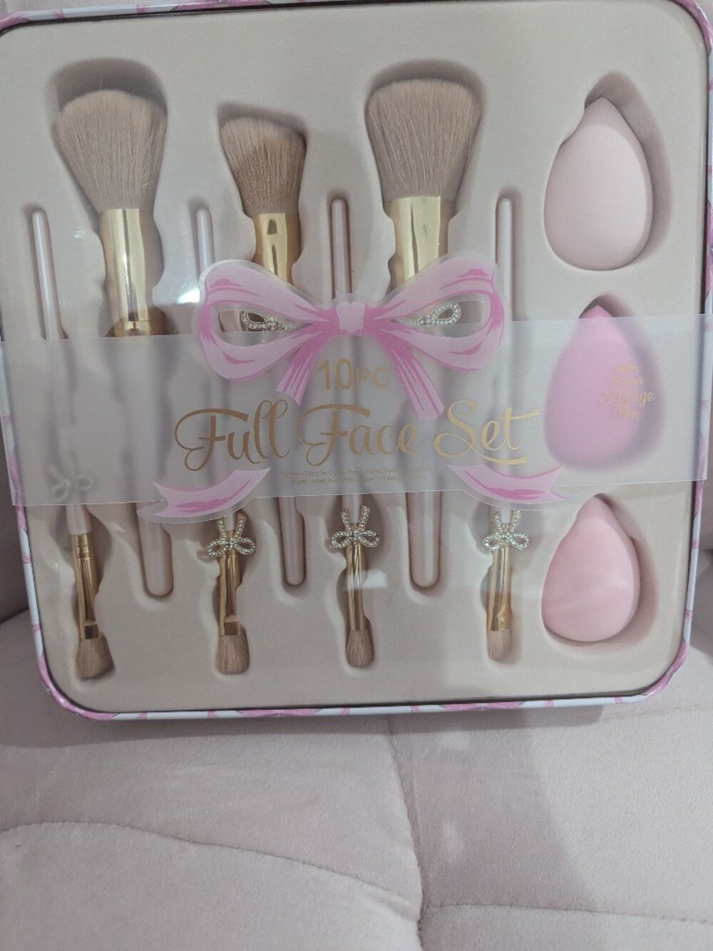 Glitz & Glam 10 Piece Makeup Brush Set